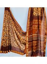 Maheshwari Silk Multi Colour Traditional Wear Block Printed Saree